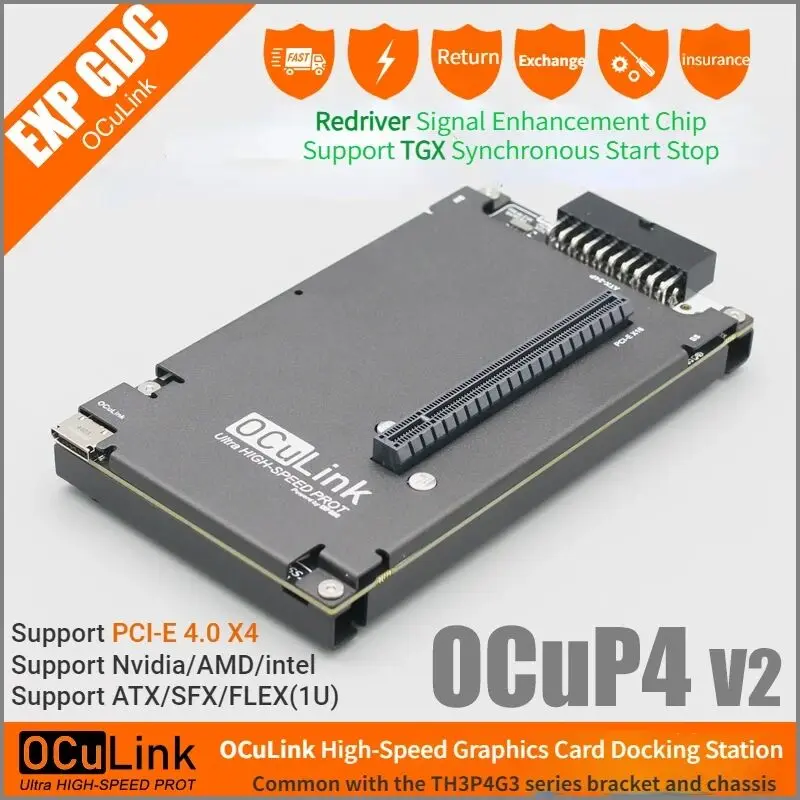 External Gpu Dock Pcie 4.0 Oculink - OCuP4V2 OCuLink GPU Dock z chipem