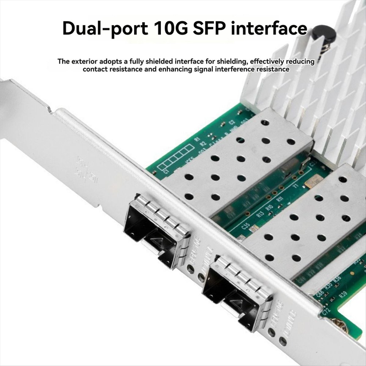 10Gb Sfp+ Pcie Network Card Dual Port - Stable- X520-DA1 10Gb SFP+ Dwuportowa Karta