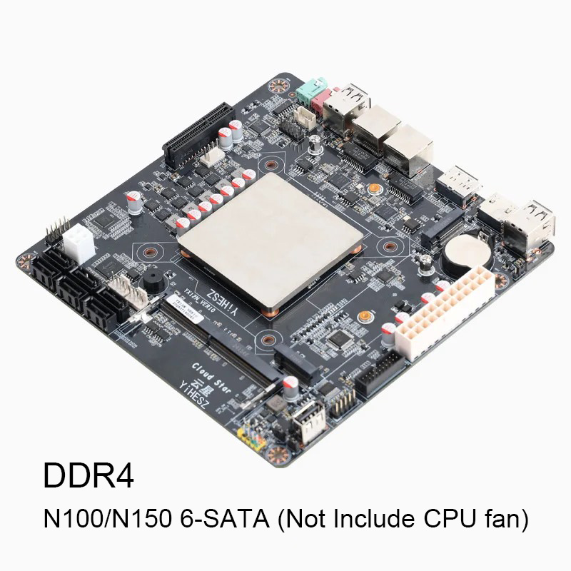 Płyta główna NAS 6-Bay N100/N1 – Nas Motherboard N100 6 Sata recenzja i cena