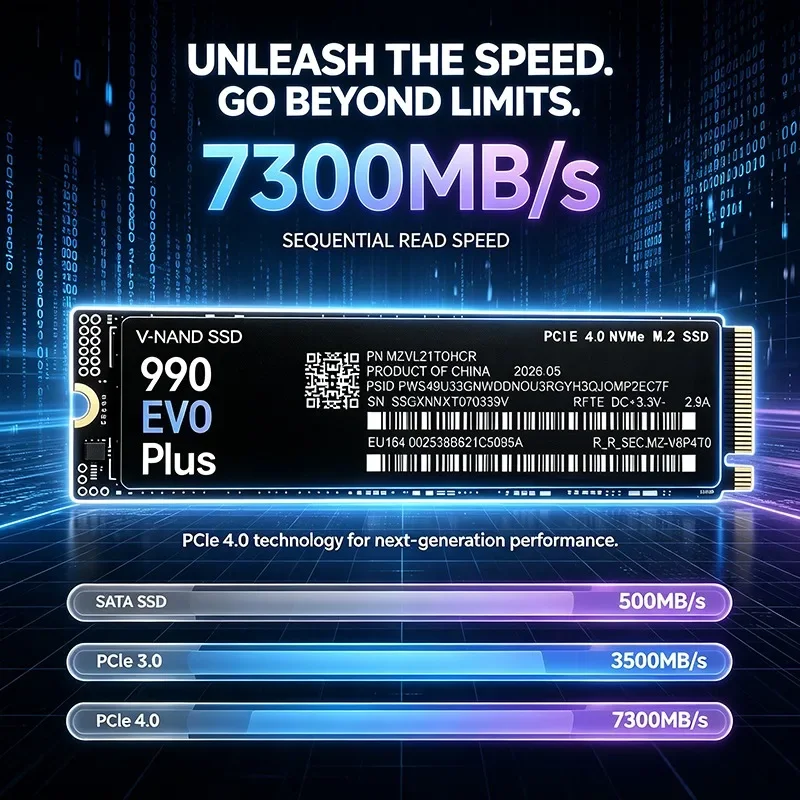 Szybki dysk SSD 990 EVO Plus M – M.2 Nvme 4Tb Pcie 4.0 Ssd recenzja i cena