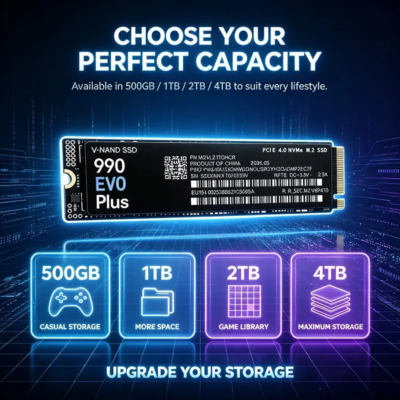 Szybki dysk SSD 990 EVO Plus M – M.2 Nvme 4Tb Pcie 4.0 Ssd recenzja i cena