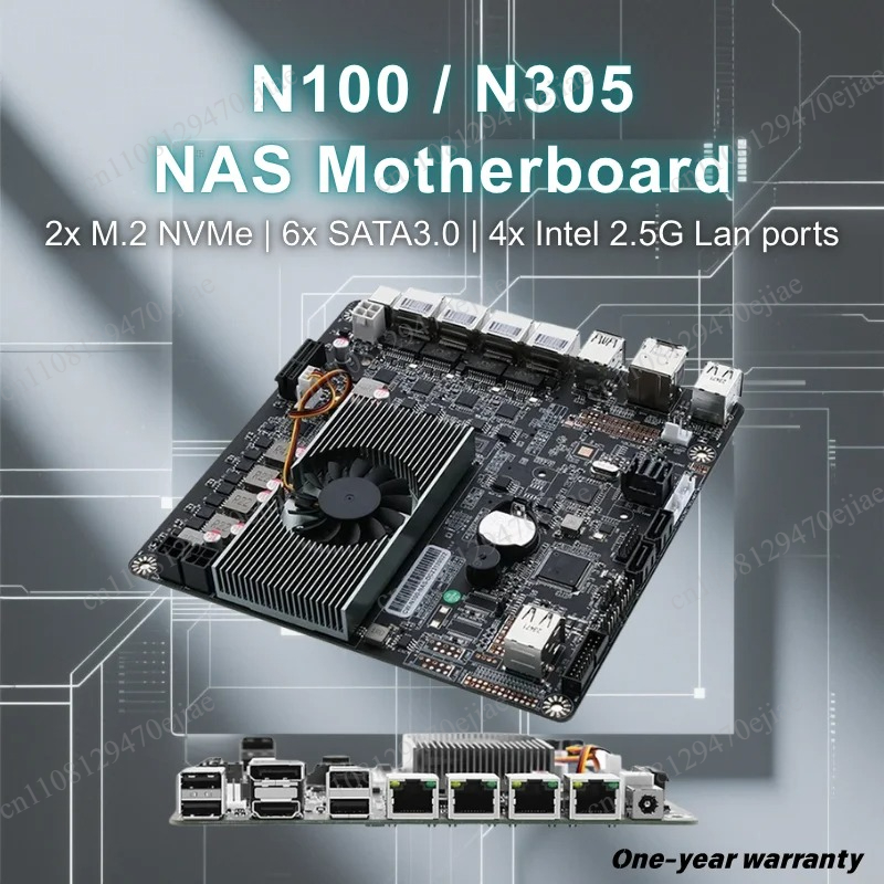 Płyta główna NAS N100 6-Bay Mi – Nas Motherboard N100 6 Sata recenzja i cena