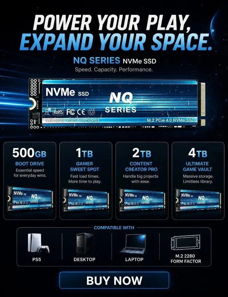 NQ 2TB 4TB PCIe 4.0 NVMe M.2 S – M.2 Nvme 4Tb Pcie 4.0 Ssd recenzja i cena